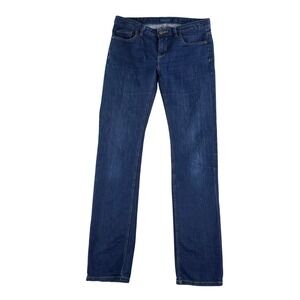 Patagonia Womens 28 Fits 32x34 Straight Regular‎ Denim Jeans Dark Wash